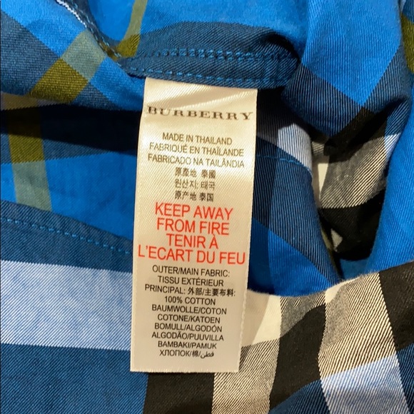 Lot of 2 Burberry Boys Shirts - Picture 4 of 10